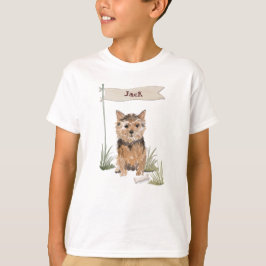 Camiseta Nome Personalizado Norfolk Terrier Pet Dog
