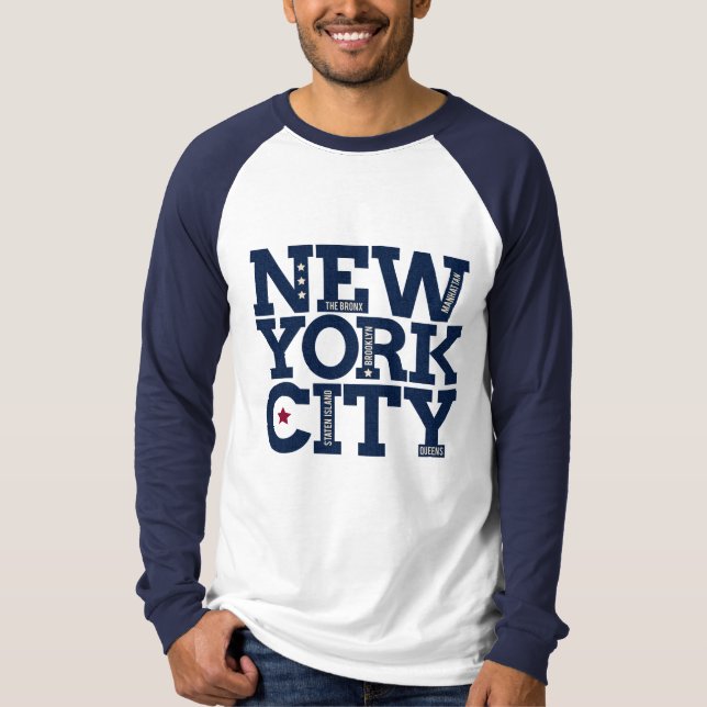 Camiseta Nome personalizado Nova Iorque Típica (Frente)