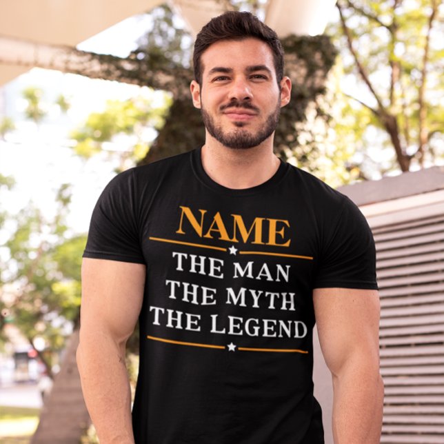 Camiseta Nome Personalizado O Homem O Mito A Legenda (Criador carregado)
