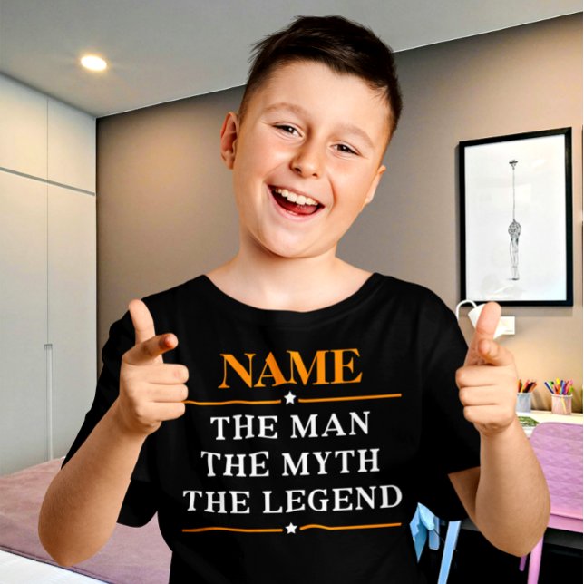 Camiseta Nome Personalizado O Homem O Mito A Legenda (Criador carregado)