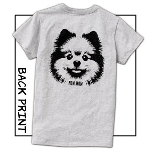 Camiseta Nome Personalizado ou Texto Pop Art Pomeranian Mãe