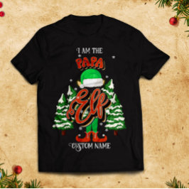 Camiseta Nome personalizado Papa elf personalizado