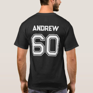 Camiseta Nome personalizado personalizado e número