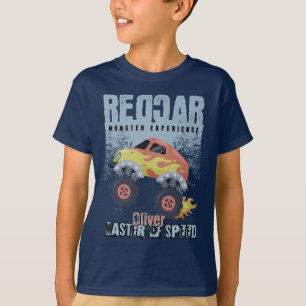 Camiseta Nome Personalizado Redcar Monster Experience Infan