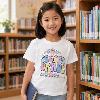 Camiseta Nome Personalizado Segunda Série Aprendendo e Cres