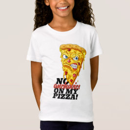 Camiseta Nome Personalizado Sem Anchovies Pizza T-Shirt