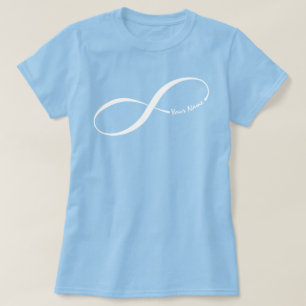 Camiseta Nome Personalizado Símbolo Infinity T-Shirt