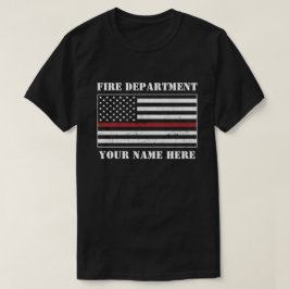 Camiseta Nome Personalizado Sinalizador Fino de Linha Verme