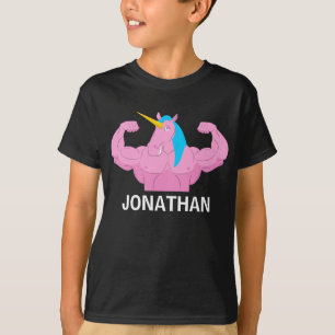 Camiseta Nome Personalizado Unicórnio, Presente Engraçado P