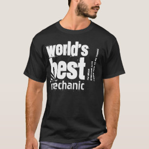 Camiseta Nome personalizado X02 do melhor gráfico mecânic