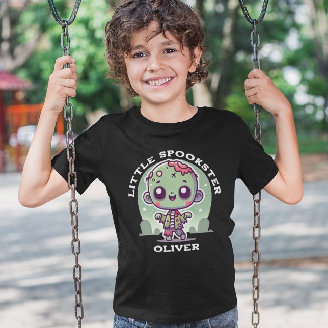 Camiseta Nome Personalizado Zombie Custa Halloween (Criador carregado)