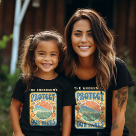 Camiseta Nome personalizável protege nossos parques naciona