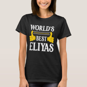 Camiseta Nome pessoal Eliyas Nome engraçado Nome do mundo