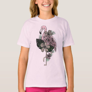 Camiseta Nome Pink Flamingo