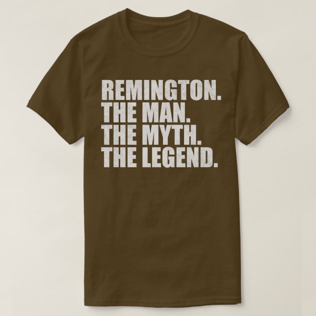 Camiseta Nome RemingtonRemington Nome Remington Nome fornec (Frente do Design)