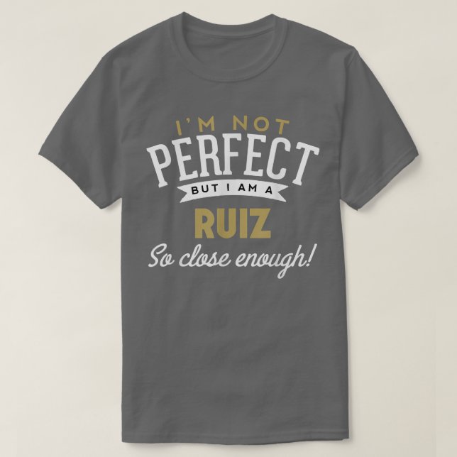 Camiseta Nome Ruiz Ruiz (Frente do Design)