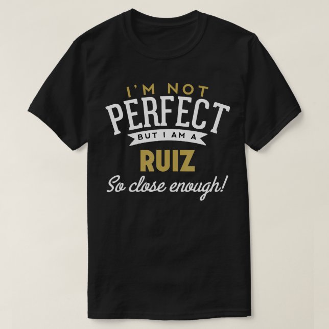 Camiseta Nome Ruiz Ruiz (Frente do Design)