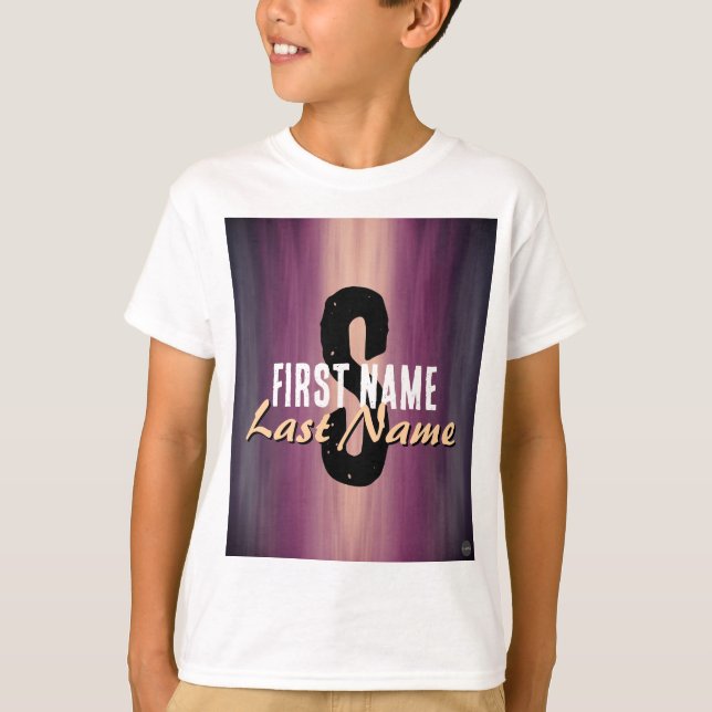 Camiseta Nome T-Shirt com HAMbWG Roxo (Frente)
