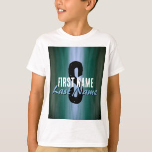 Camiseta Nome T-Shirt w Inicial, Primeiro e Sobrenome HAMbW