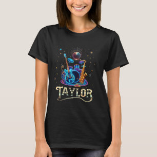 Camiseta Nome Taylor Eu Amo Taylor Garota de Aniversário Y2