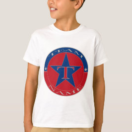 Camiseta Nome Único da Equipe de Crianças Personalizadas Pe