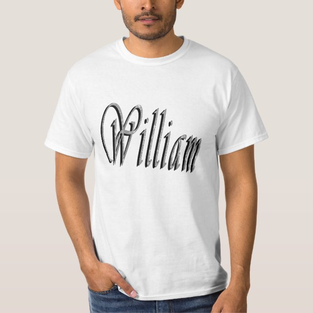 Camiseta Nome William, (Frente)