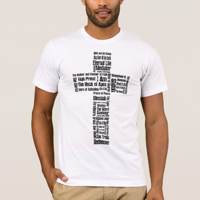 Camiseta Nomes da cruz de Jesus (Frente)