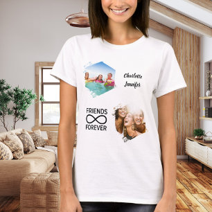 Camiseta Nomes de fotos para amigos para sempre