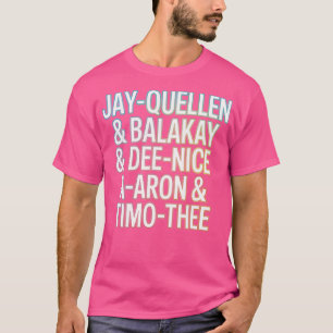Camiseta Nomes de Professores Substitutos - Fotografia