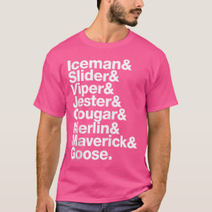 Camiseta Nomes do Piloto de Arma Superior