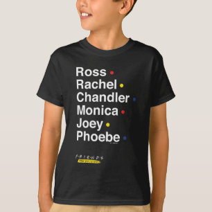 Camiseta Nomes dos Personagens   FRIENDS™