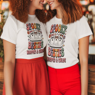 Camiseta Nomes Personalizados de Besidades de Spookies do R