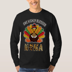 Camiseta Nona abençoada Estampa de leopardo Amo Vovó Peru D