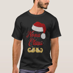 Camiseta Nona Claus Matching Family Group Natal X mas G