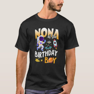 Camiseta Nona Do Tema Espacial do Astronauta de Astronauta 