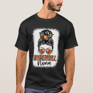 Camiseta Nona Leopard Messy Bun Mães