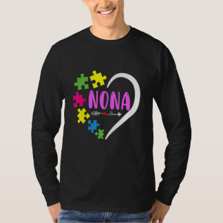 Camiseta nona Mothers Day Heart  Awareness Women Girls