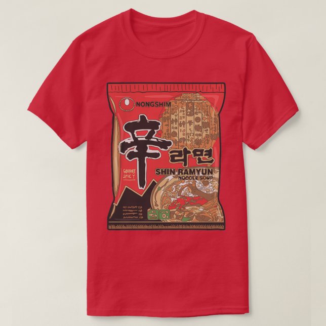 Camiseta Nong Shim Ramyun  (Frente do Design)
