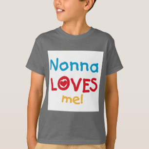 Camiseta Nonna ama-me T-shirts e presentes