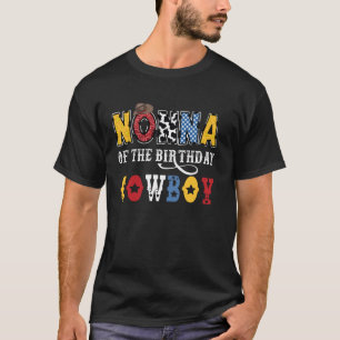 Camiseta Nonna do CowBoy de Aniversário Rodeio Western Nonn