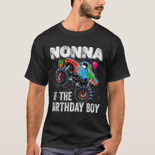 Camiseta Nonna of the Birthday Boy Monster Truck Birthday F