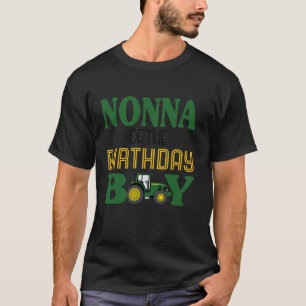 Camiseta Nonna of the Birthday for Boy Fazenda Trator Famil