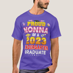 Camiseta Nonna Orgulhosa De Um Formando De Jardim De Infânc