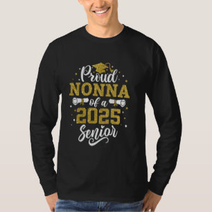 Camiseta Nonna Orgulhosa De Um Graduado Da Turma De 2025 25