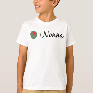 Camiseta Nonna verde-oliva