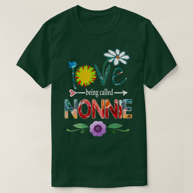 Camiseta nonnie, adoro ser chamada de nonnie (Frente do Design)