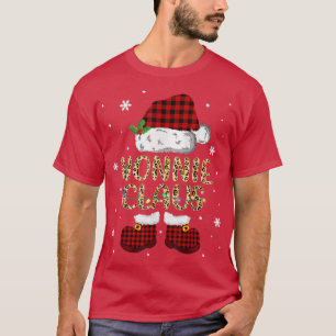 Camiseta Nonnie Clause Papai Noel Natal Feliz Família Xmas
