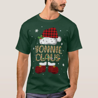 Camiseta Nonnie Clause Papai Noel Natal Feliz Família Xmas