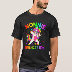 Camiseta Nonnie of the Festa de aniversário Boy Dabbing Uni