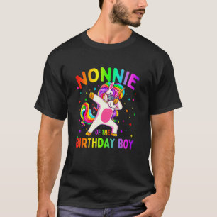 Camiseta Nonnie of the Festa de aniversário Boy Dabbing Uni
